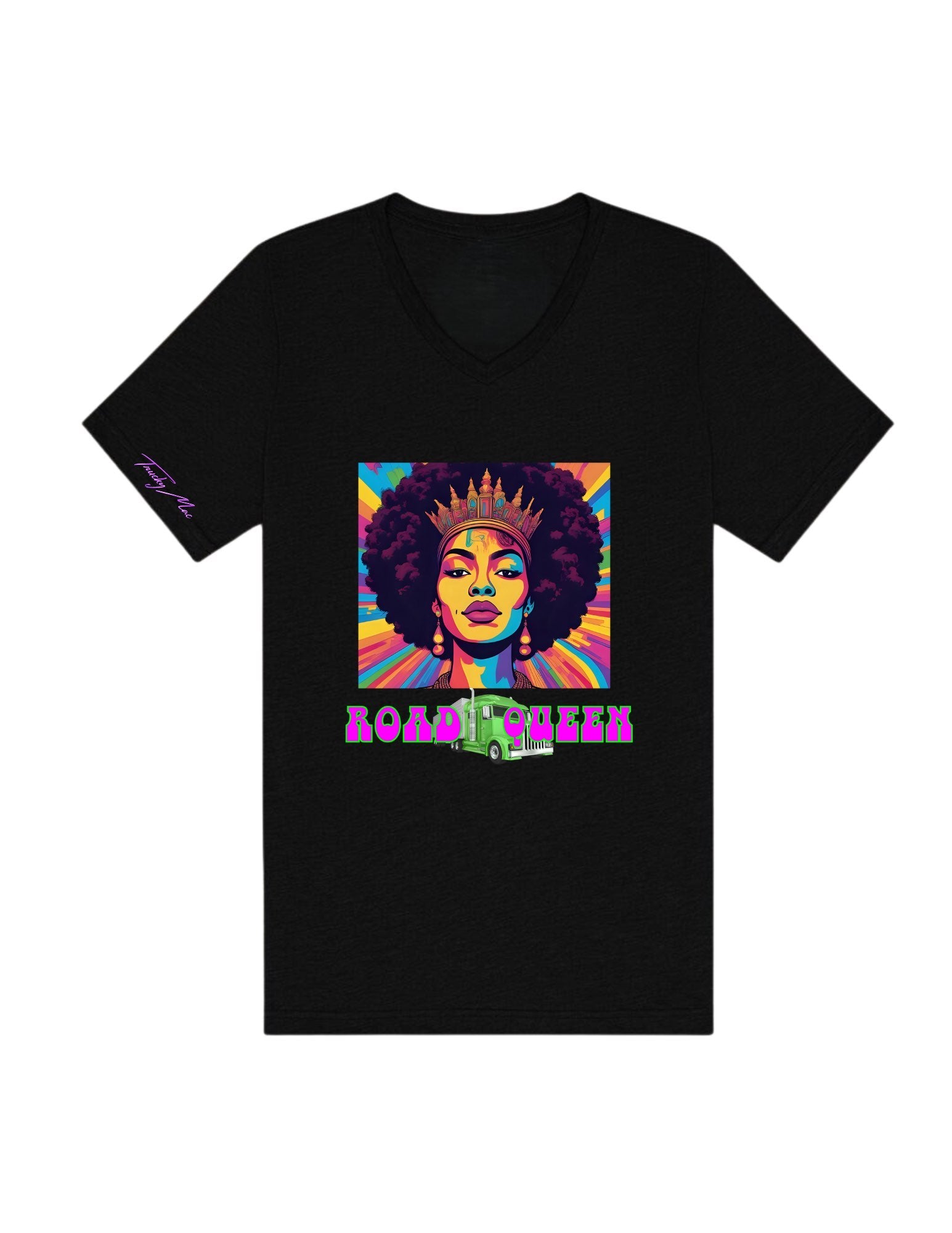Road Queen V-Neck Tee